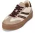 Marc O'Polo Sneaker made of oiled suede and faux fur Earthy Taupe earthy taupe