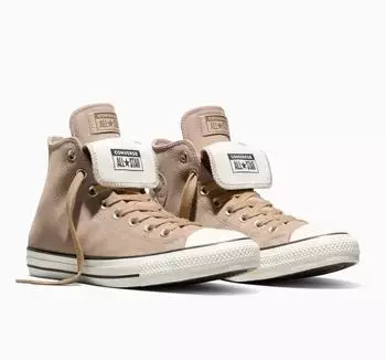 Converse Chuck Taylor All Star Suede Sneaker in Suede with Two-Tone Laces bog down/egret/schwarz