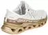 Skechers Glide-Step Altus Women white hot melt mesh gold trim