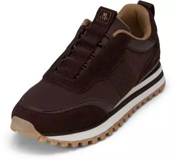 Marc O'Polo Sneaker made of Neoprene and Suede dark navy