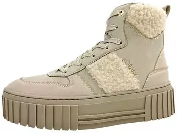 s.Oliver Sneaker - Leather Look beige