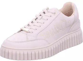 s.Oliver Women's Sneaker with Platform Sole beige