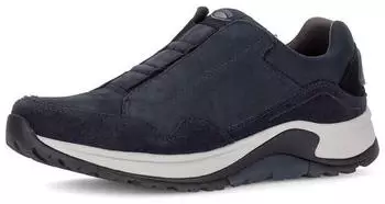 Gabor Sneaker Low-Cut Shoe in Comfort Width G blau