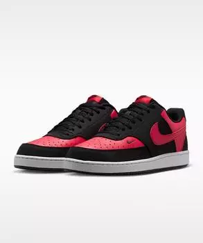 Nike Court Vision Low schwarz/university red