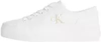 Sneakers aus Stoff Calvin Klein Jeans Vulc Flatform Low Cv Mg YW0YW01763 Wei&szlig;...