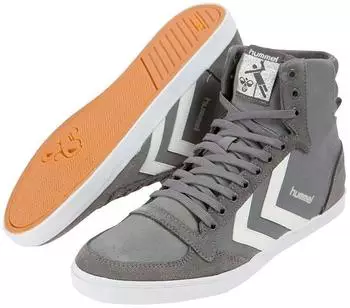 Hummel Slimmer Stadil High Canvas castle rock/white