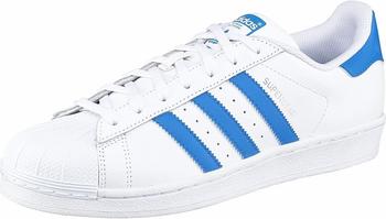 Adidas Superstar white/ray blue/ray blue