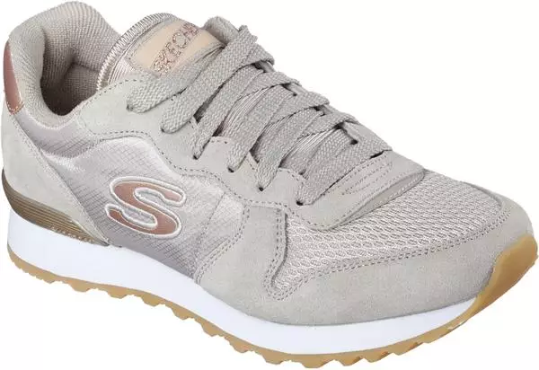 Skechers Damen Side Street-awesome Sauce-111tpe Sneaker, Grau Tpe