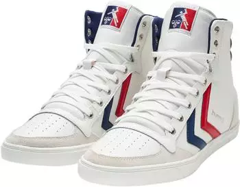 Hummel Slimmer Stadil High Wmn white/blue/red