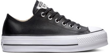 Converse Chuck Taylor All Star Lift Clean Leather Ox W black/black/white