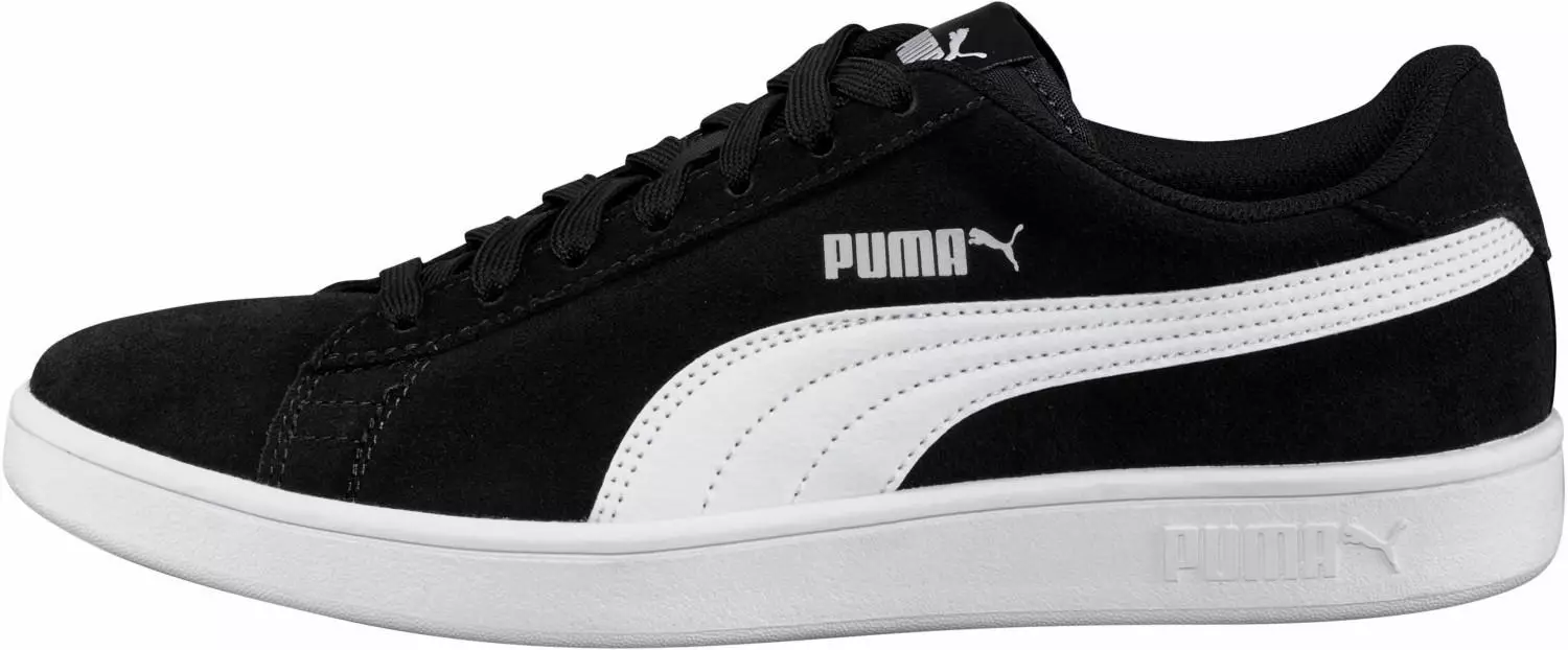 PUMA Unisex Puma Smash V2 Sneaker, Puma Black Puma White Puma