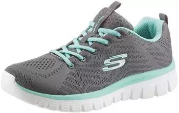Skechers Graceful - Get Connected charcoal/green