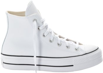 Converse Chuck Taylor All Star Lift Leather High white/black/white – Komfort und Flexibilität für den ganzen Tag