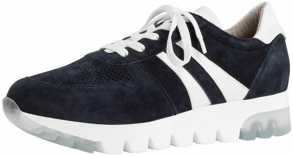 Tamaris Leather Trainers (1-1-23749-24) navy suede