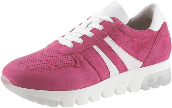 Tamaris Leather Trainers (1-1-23749-24) cranberry suede