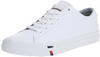 Tommy Hilfiger Signature Tape Leather Lace-Up Trainers (FM0FM02672) white