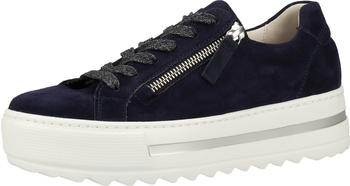 Gabor Leather Trainers (46.498.36) navy
