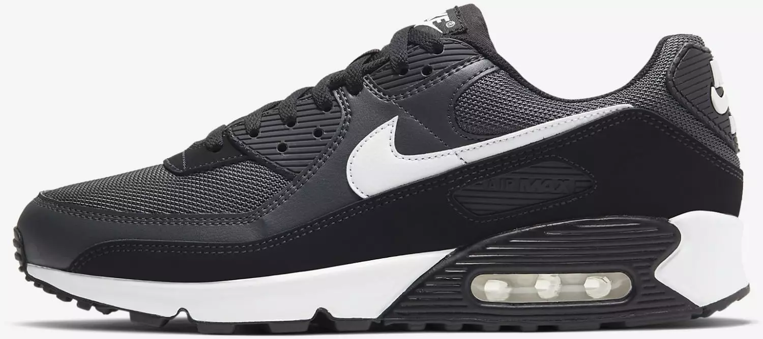 Nike air max 90 dark grey/volt/black/light bone best sale