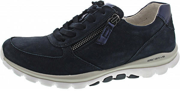 Gabor Low-Top-Sneaker Rolling Soft blau/weiß (06.968.46)