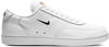 Nike CJ1679-101, Nike Court Vintage Sneaker Herren in white-black-total orange,