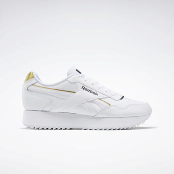 Reebok Royal Glide Ripple Double White/Black/Gold Metallic