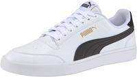 Sneaker PUMA "SHUFFLE", Damen, Gr. 43, puma wei&szlig;, puma schwarz, puma team gold,