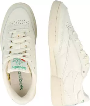 Reebok Club C 1985 TV chalk/paperwhite/glen green – Design trifft auf Funktionalität