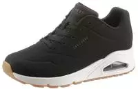 Skechers Wedgesneaker "Uno - Stand on Air", Damen, Gr. 41, schwarz