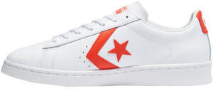 Converse Pro Leather Low Top white/bright poppy/white