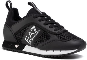 Emporio Armani EA7 Mesh Lace Up Trainers black