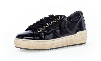 Gabor Sneaker Low (76.538) Lackleder schwarz