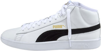 Puma Smash v2 Mid-Cut white/black/gold/high rise