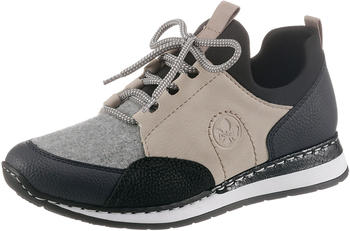 Rieker Low Top Trainers (N3083) black/beige