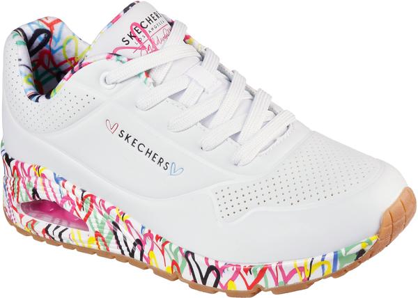Skechers x JGoldcrown: Uno - Loving Love white/red/pink
