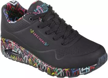 Skechers x JGoldcrown: Uno - Loving Love black