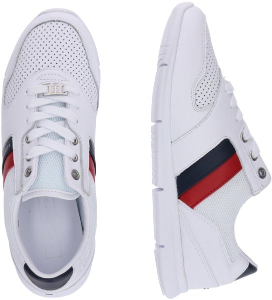 Low-Top-Sneaker Allgemeine Daten & Eigenschaften Tommy Hilfiger Lightweight Perforated Leather Trainers (FW0FW04261) white