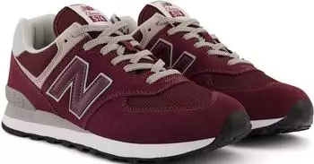 New Balance 574 (ML574EVM) burgundy/white