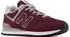 New Balance 574 (ML574EVM) burgundy/white