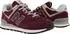 New Balance 574 (ML574EVM) burgundy/white