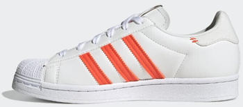 Adidas Superstar crystal white/solar red/grey two