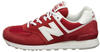 New Balance ML574 red with white