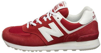 New Balance ML574 red with white