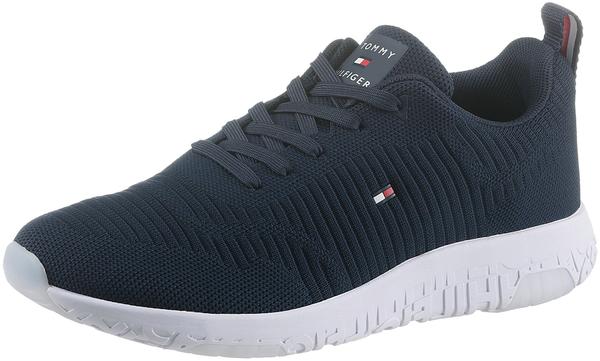 Tommy Hilfiger Signature Knitted Trainers (FM0FM02838) desert sky