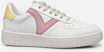 Victoria Shoes Madrid Contrasting Leather-Effect pink