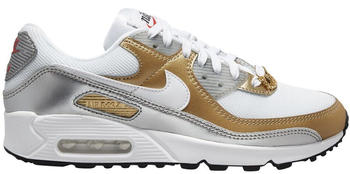 Nike Air Max 90 SE Women white/metallic gold/metallic silver/white