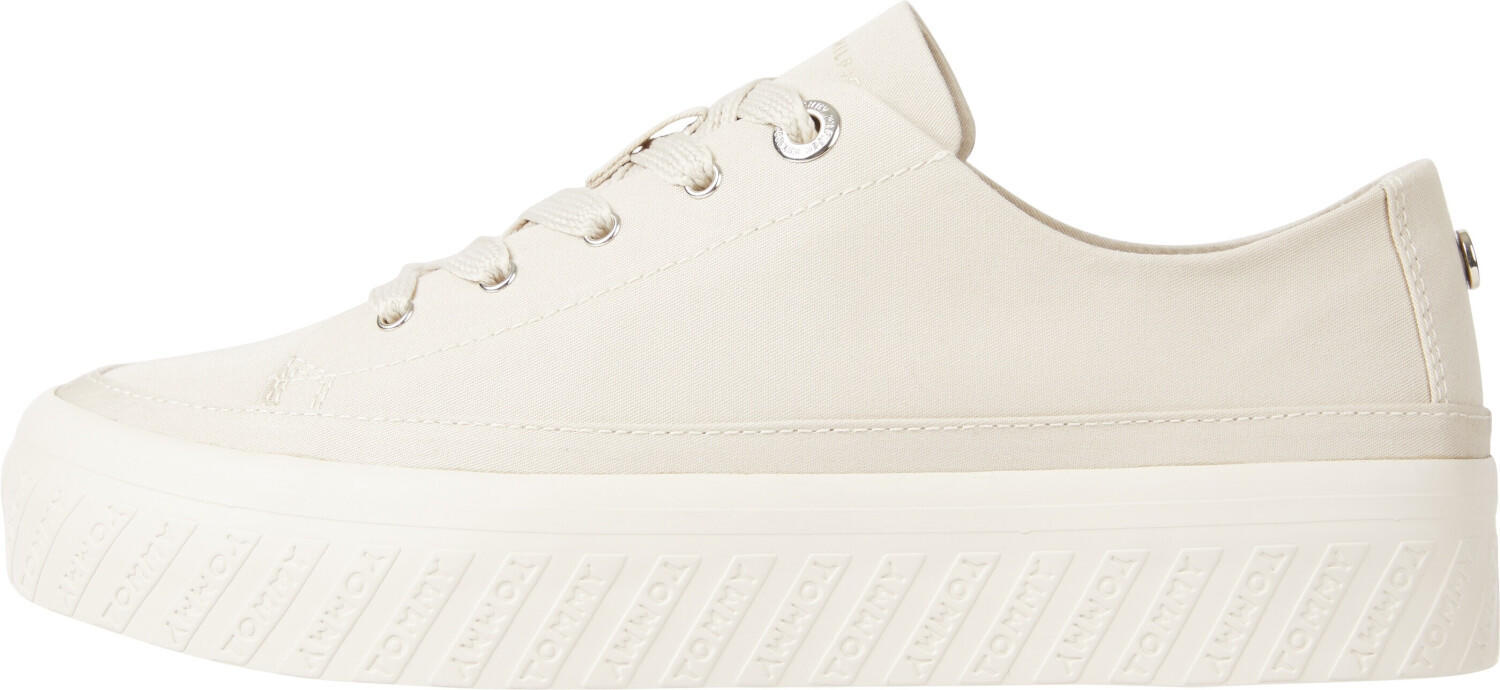 essential vulcanised leather trainers
