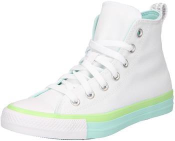 Converse Chuck Taylor All Star Hi white/light dew/lime rave