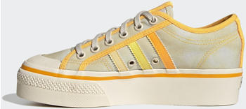 Adidas Nizza Platform Women almost yellow/orange tint/wonder white