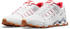 white/white wolf grey/chile red