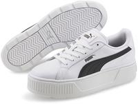 Puma 384615, PUMA Karmen Leder Plateau Sneaker Damen PUMA white/PUMA black 42.5